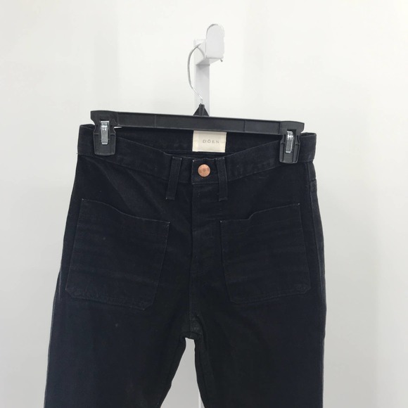 Doen Maritime Washed Black Sailor High Waist Jeans - Picture 5 of 12